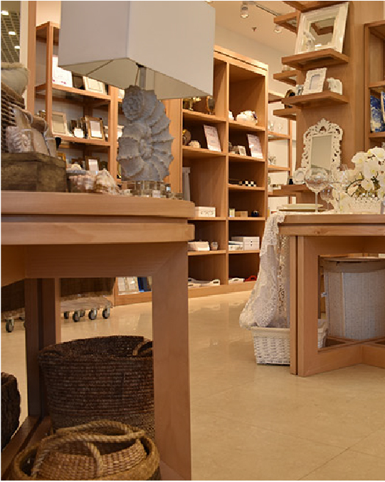 Modern wooden table