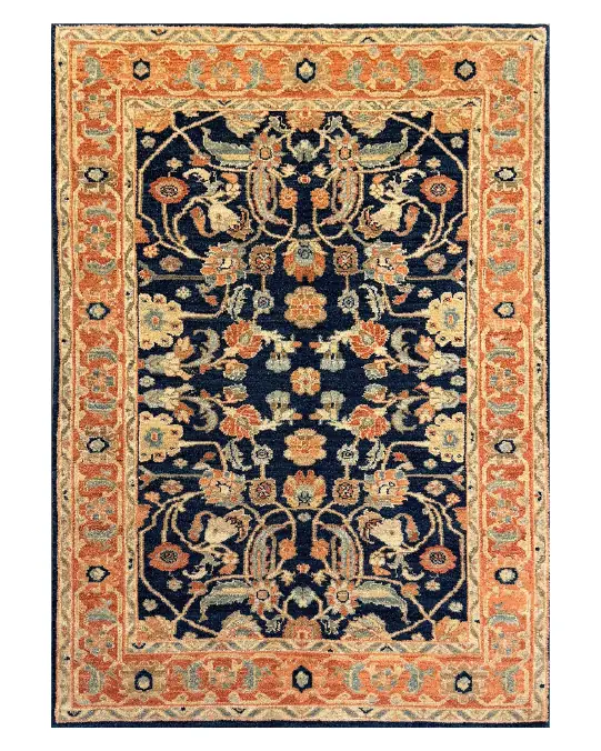 Navy blue Sultanabad Rug