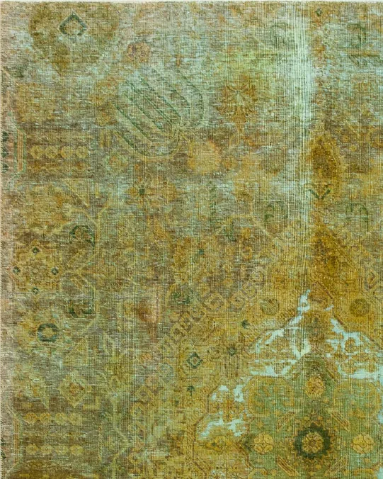 Green Vintage Rug