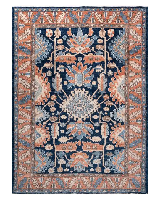 Alfombra azul marino de Sultanabad