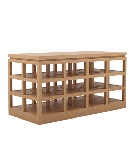 Modern wooden table