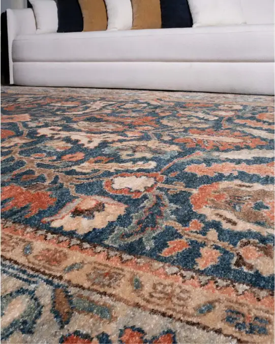 blue Sultanabad Rug