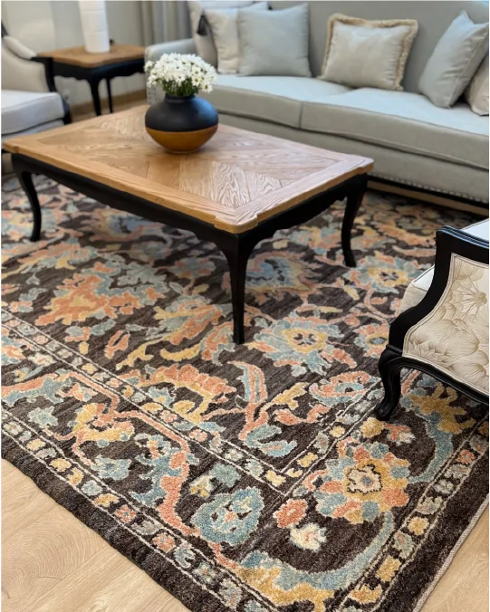 Brown Sultanabad Rug