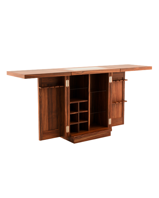 Neoclassical wooden minibar