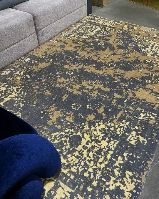 Cream Grey Tufting Rug