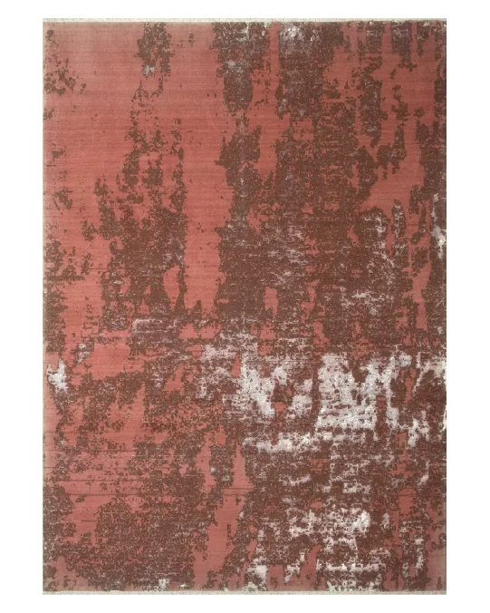 Orange Brown Tufting Rug