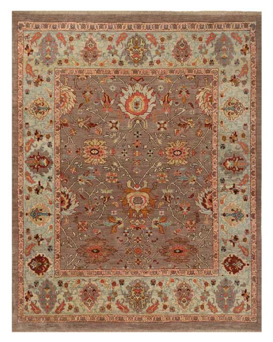 ‌ Brown Sultanabad Rug