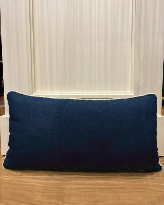 Blue modern cushion