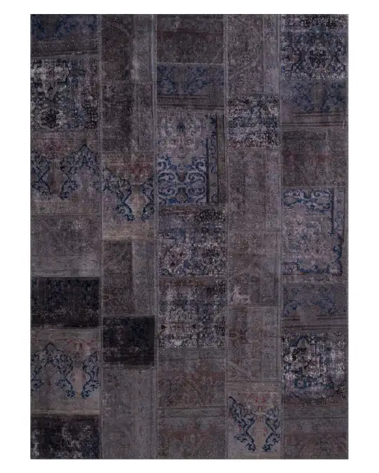 Alfombra Redonda de Patchwork