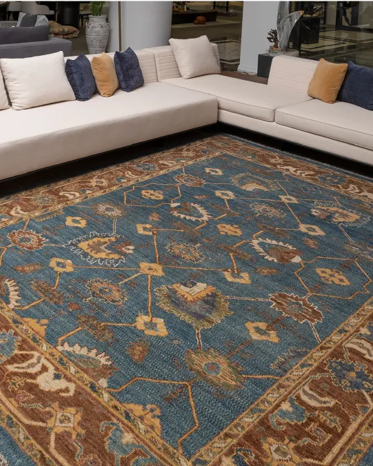 Blue Sultanabad Rug