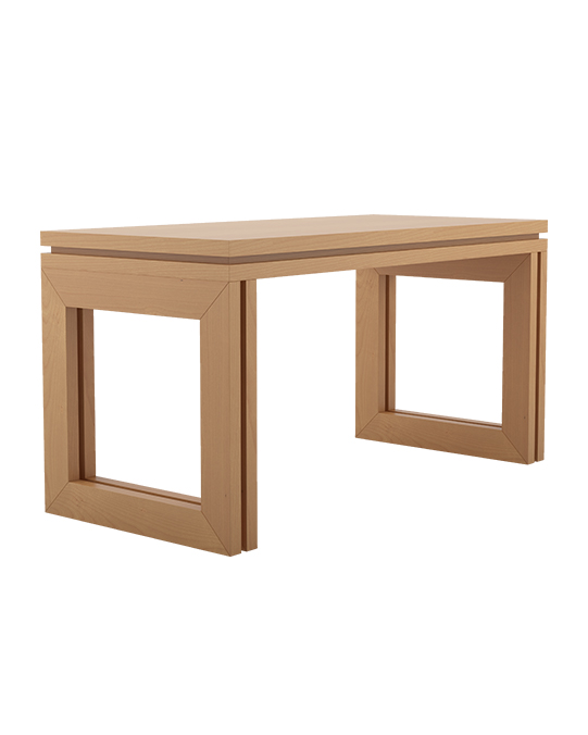 Modern wooden table