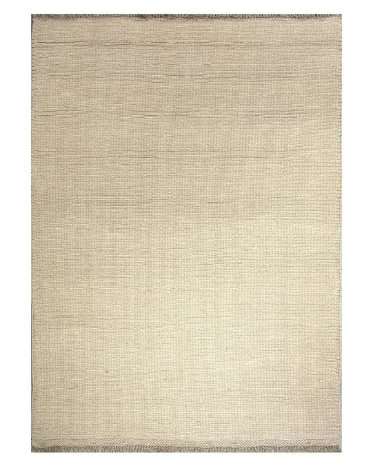 Alfombra marroquí color crema