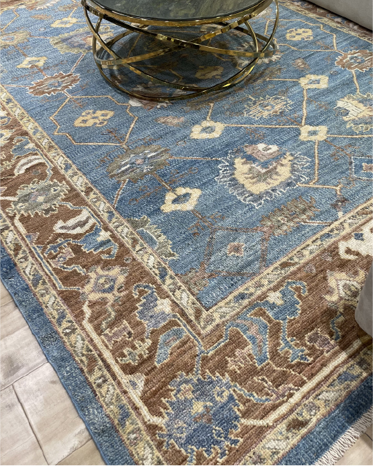 فرش سلطان آباد آبی
