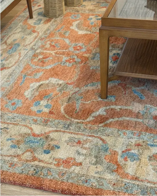 Orange Sultanabad Rug