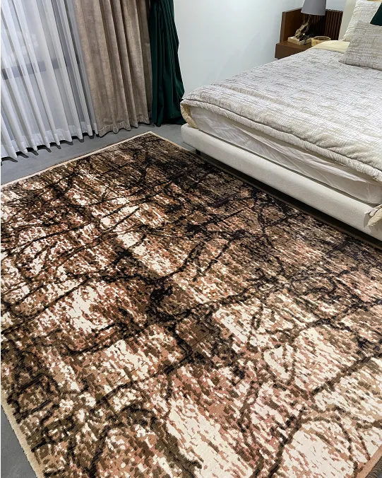 Cream Salmon Tufting Rug