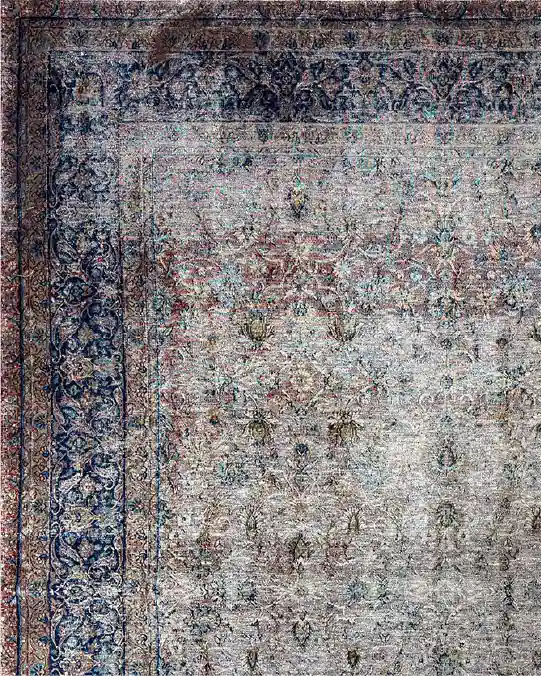 Alfombra vintage rosa