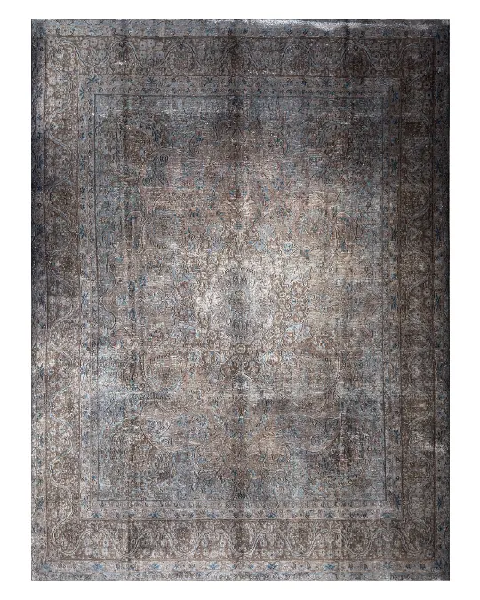 Alfombra vintage marrón