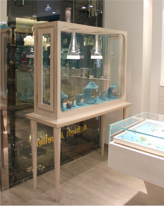 Modern showcase