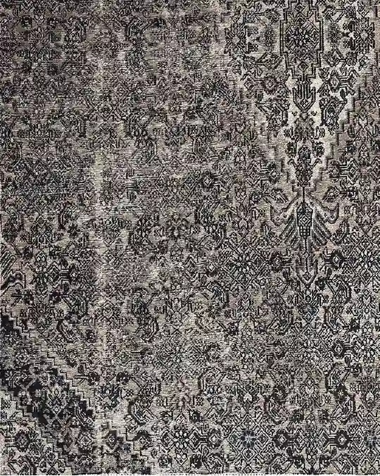 Alfombra vintage color crema