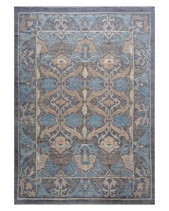 Navy blue Sultanabad rug