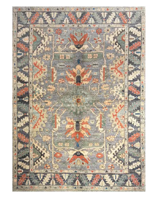 Alfombra Sultanabad gris