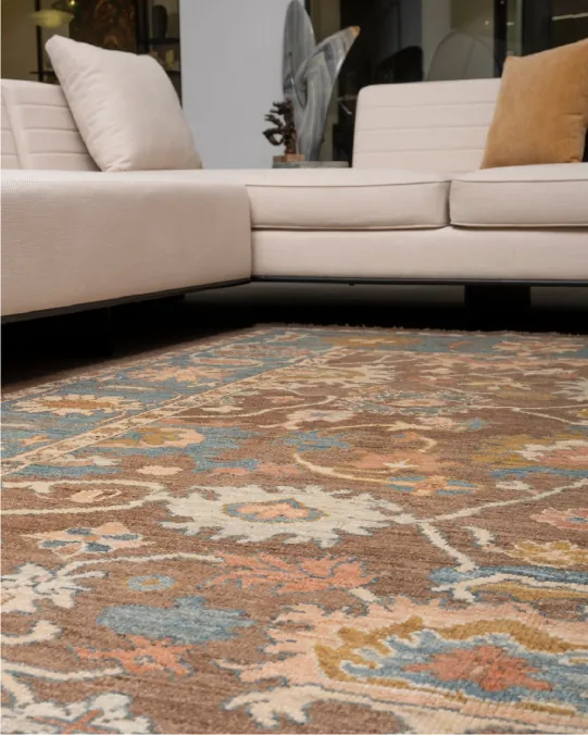 Brown Sultanabad Rug