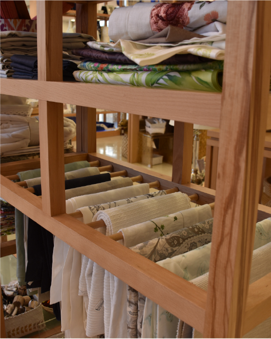 Modern wooden stand