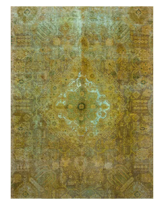 Green Vintage Rug